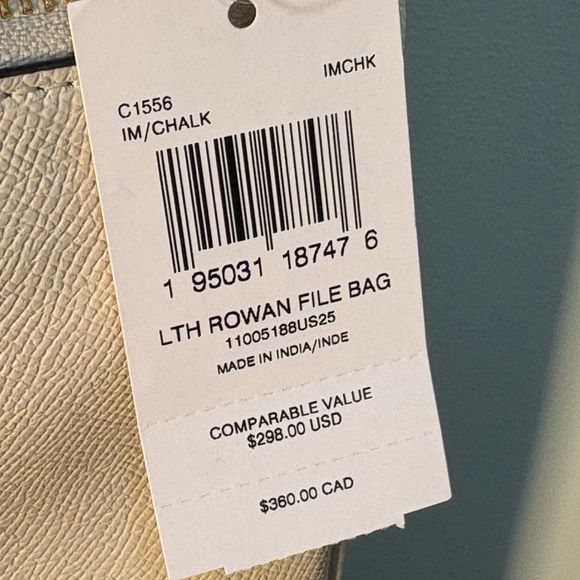 Coach Women's Crossbody Bag - White - Picture 5 of 12